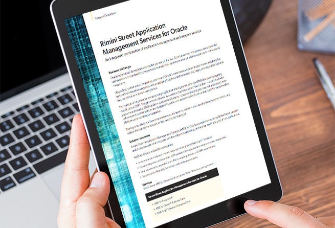 Rimini Street Application Management Services for Oracle