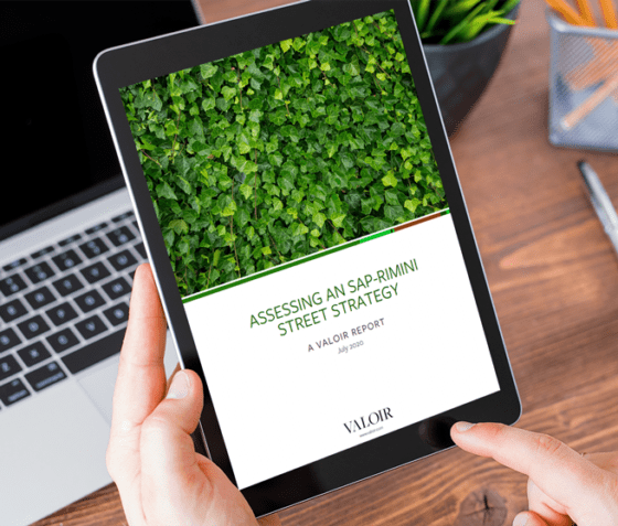 Assessing an SAP-Rimini Street Strategy: A Valoir Report