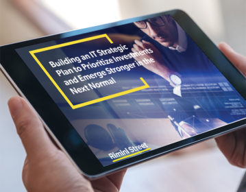Entwicklung eines IT-Strategieplans, um Investitionen zu priorisieren und stärker aus der Krise hervorzugehen